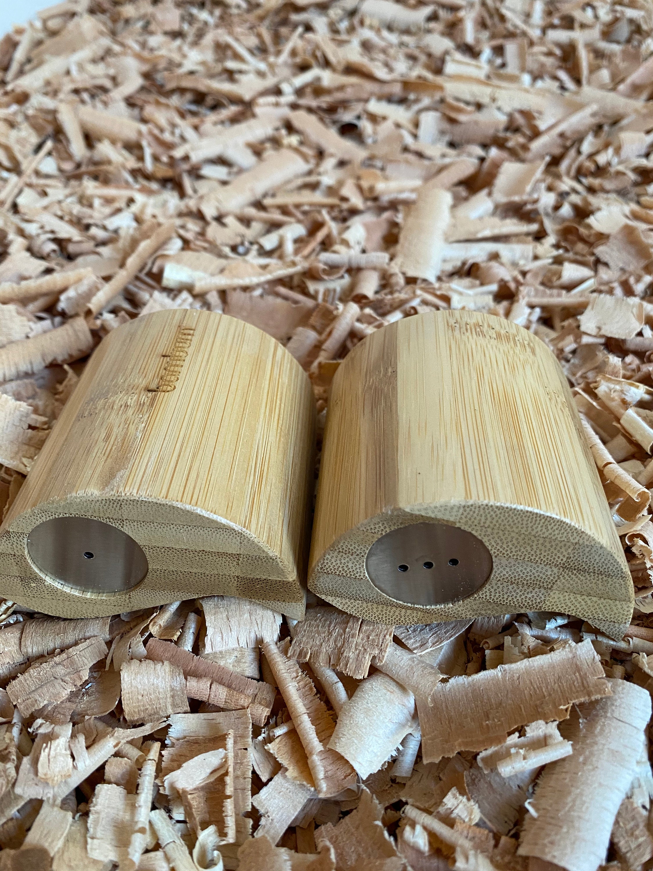 Bamboo salt and pepper shakerKitchen Set Wooden Dishes Etsy