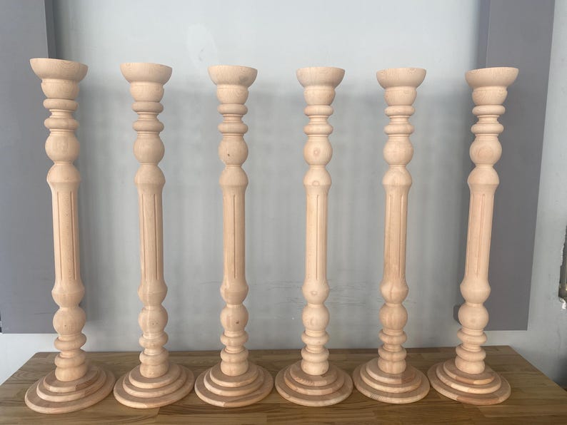 Funeral Candelabra, Large Candle Holders for Funeral, Large Wooden