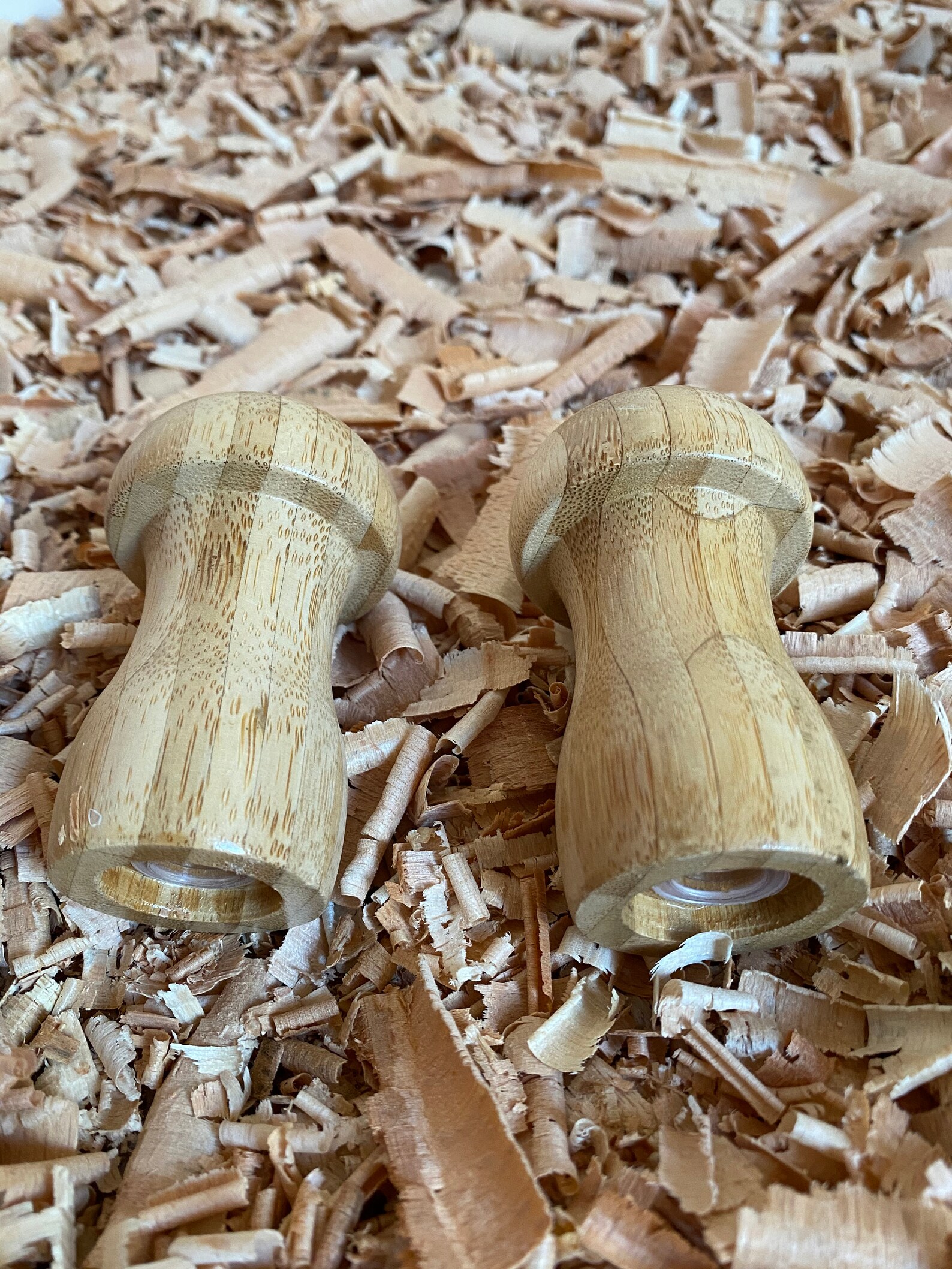 Bamboo salt and pepper shakerKitchen Set Wooden Dishes Etsy