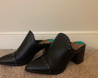 studded mule clogs
