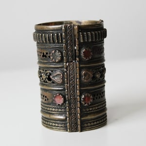 Antique Cuff bracelet - Turkmenistan - Central Asia- 19/20 C. Free Shipping