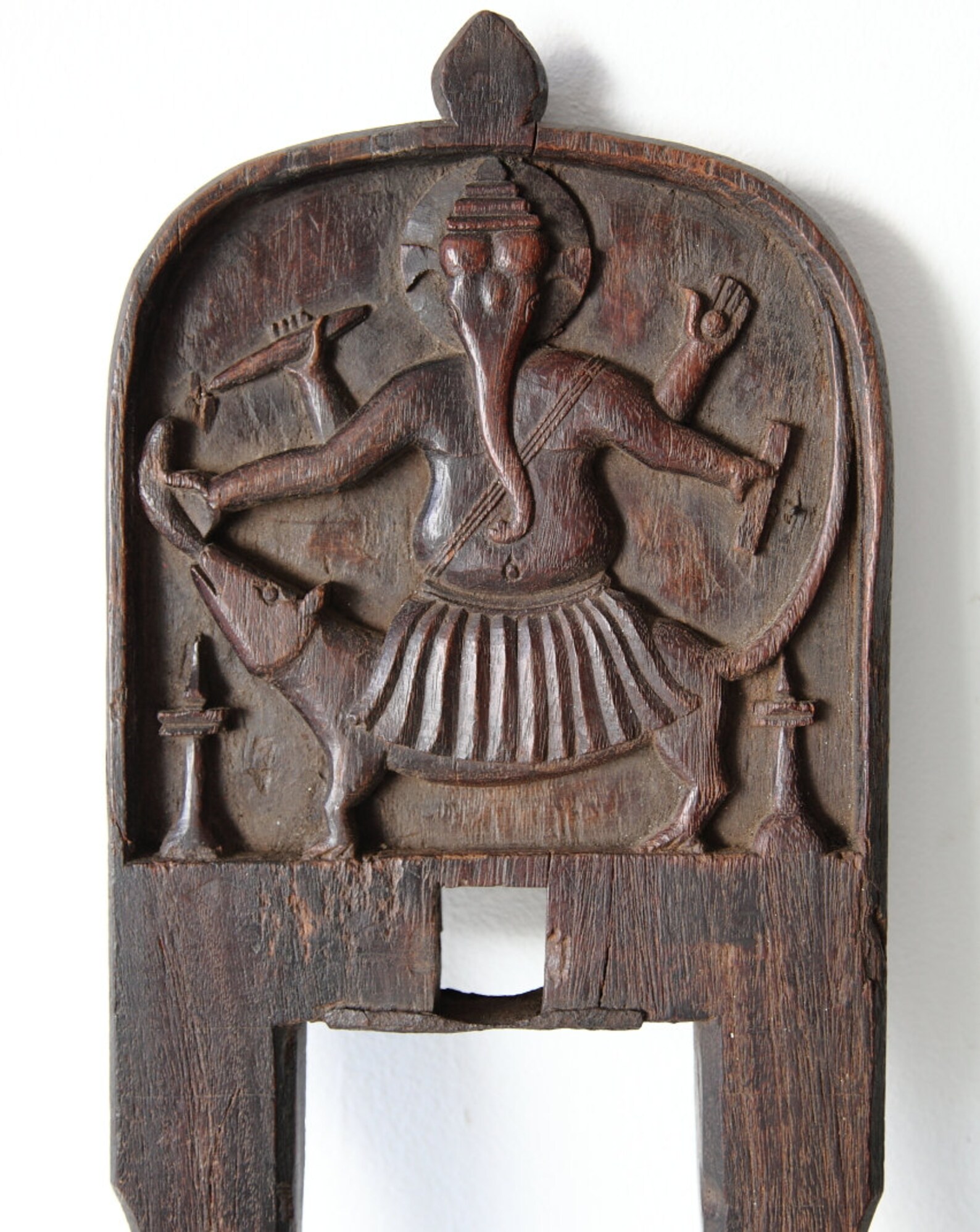 Ganesh Kavadi Wood Panel India 19th Century Etsy UK