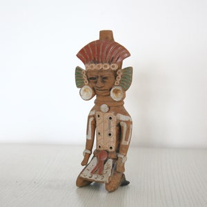 Figura messicana in terracotta, spedizione gratuita