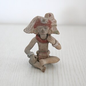 Mexican Decorative Terracotta Figure, Free Shipping