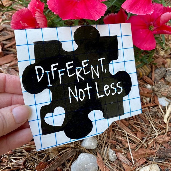 Autism Different Not Less Decal