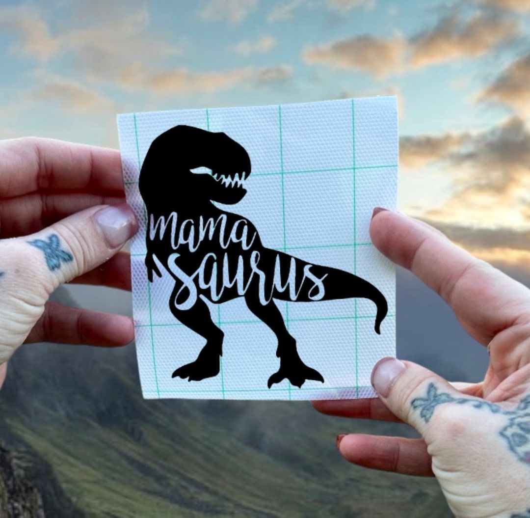 Mamasaurus89 Mamasaurus Vinyl Decal - Mama Dinosaur Car Sticker - Etsy