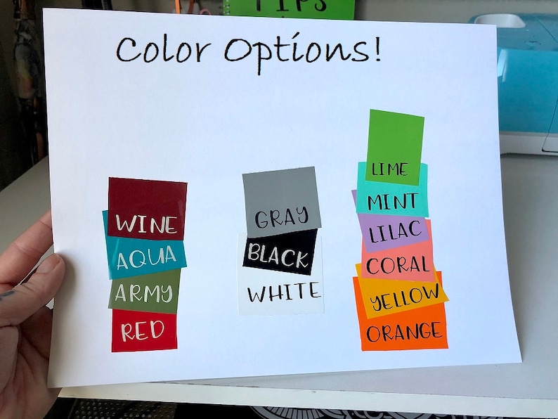 Puede incluir: Tabla de opciones de color con muestras de diferentes colores, incluyendo rojo, naranja, amarillo, verde, azul, morado, gris, negro y blanco. Los colores est&aacute;n etiquetados con sus nombres.