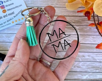 Mama Keychain with tassel