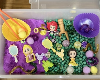 Princess Sensory Bins
