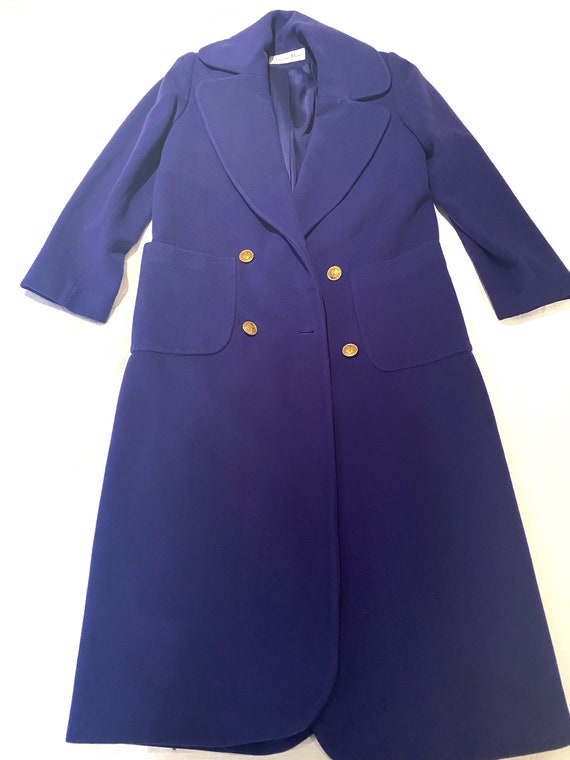 Dior Coat - Dior blue Coat - Dior Vintage coat