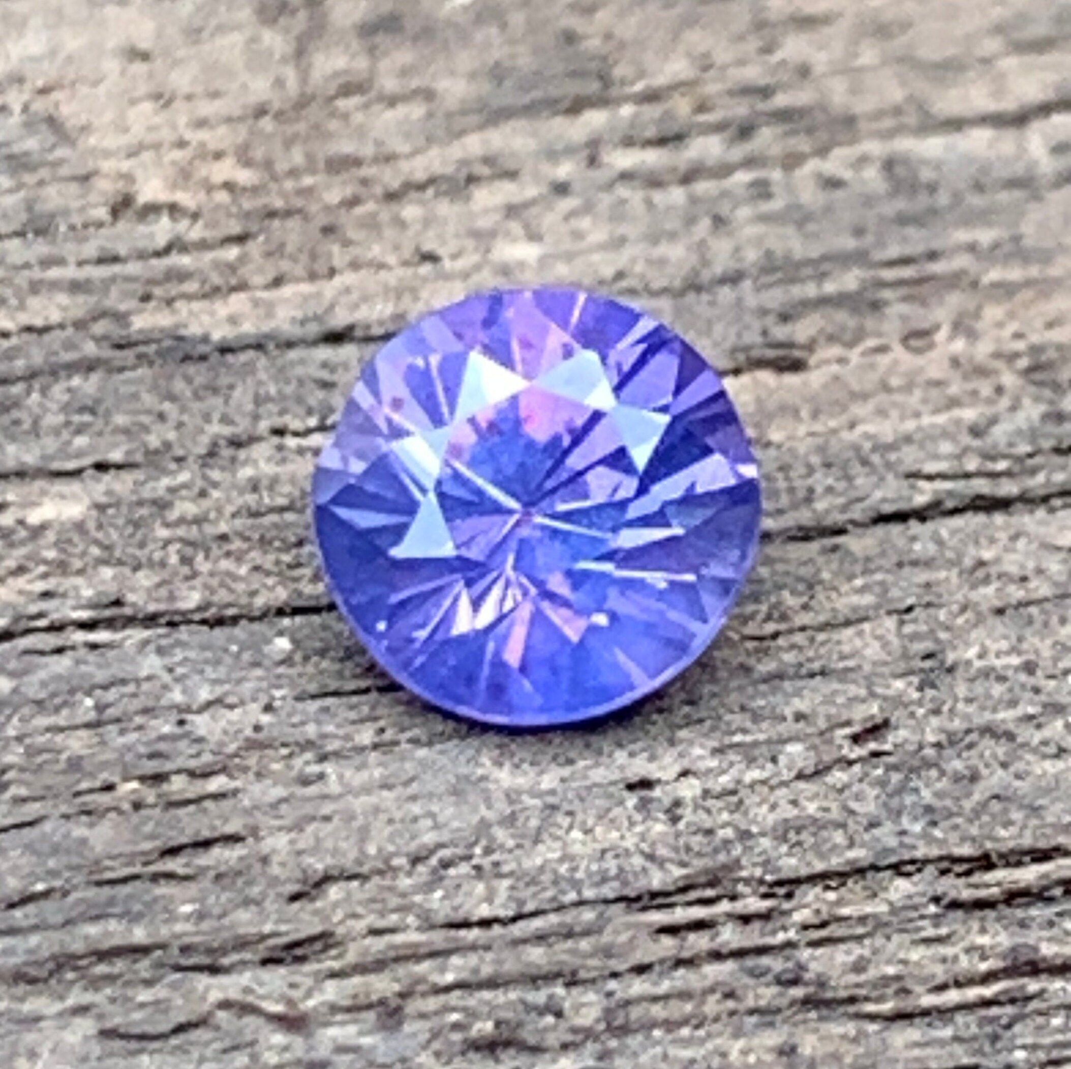 Purplish blue deals sapphire