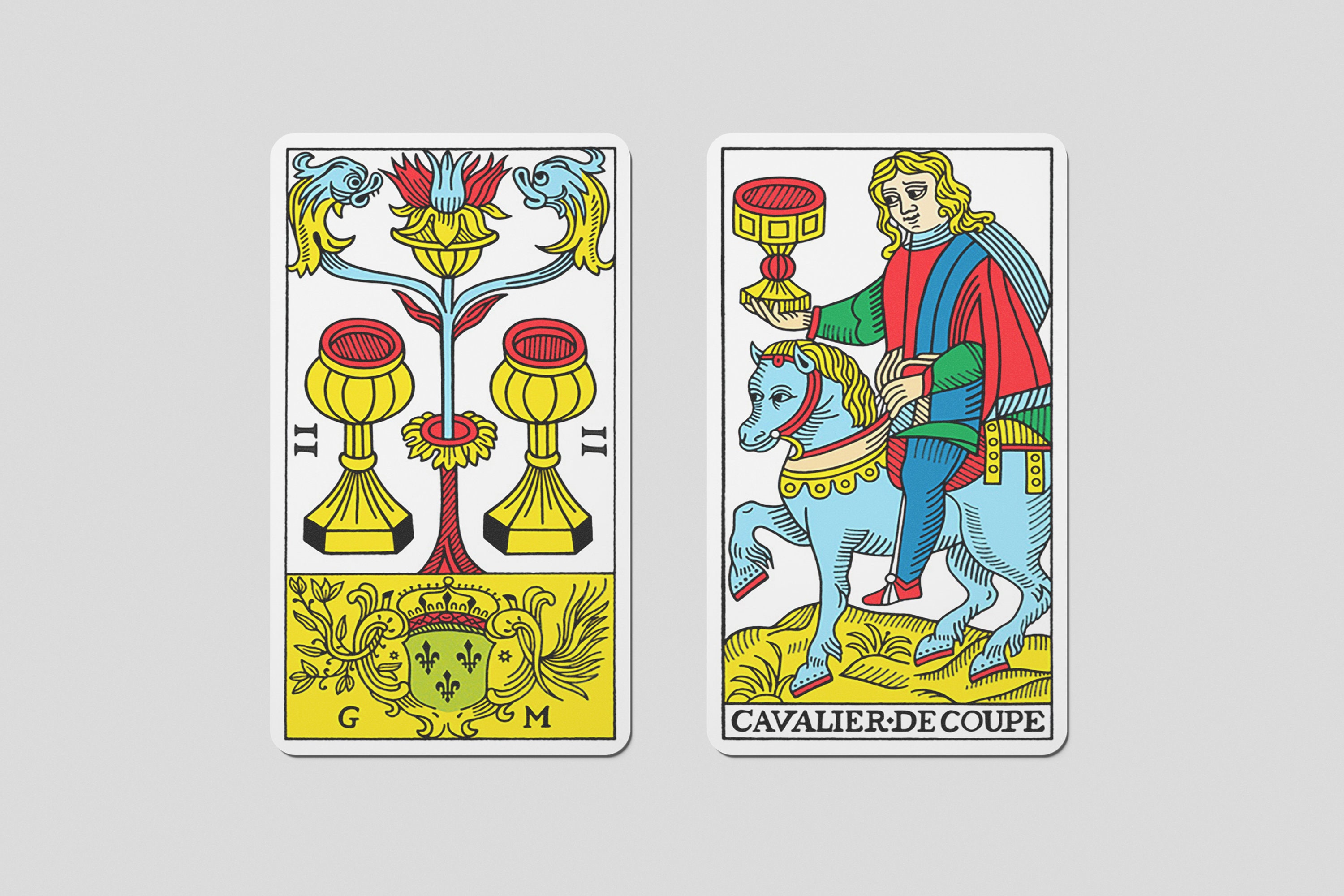 Complete Printable Tarot Deck of Marseilles Tarot. Marseilles Tarot Deck Printable. Instant ...