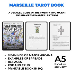Marseille Tarot Meanings PDF. Marseille Tarot Book. How to Reading the Marseille Tarot PDF. The Marseille Arcana Tarot Cards Meaning Book