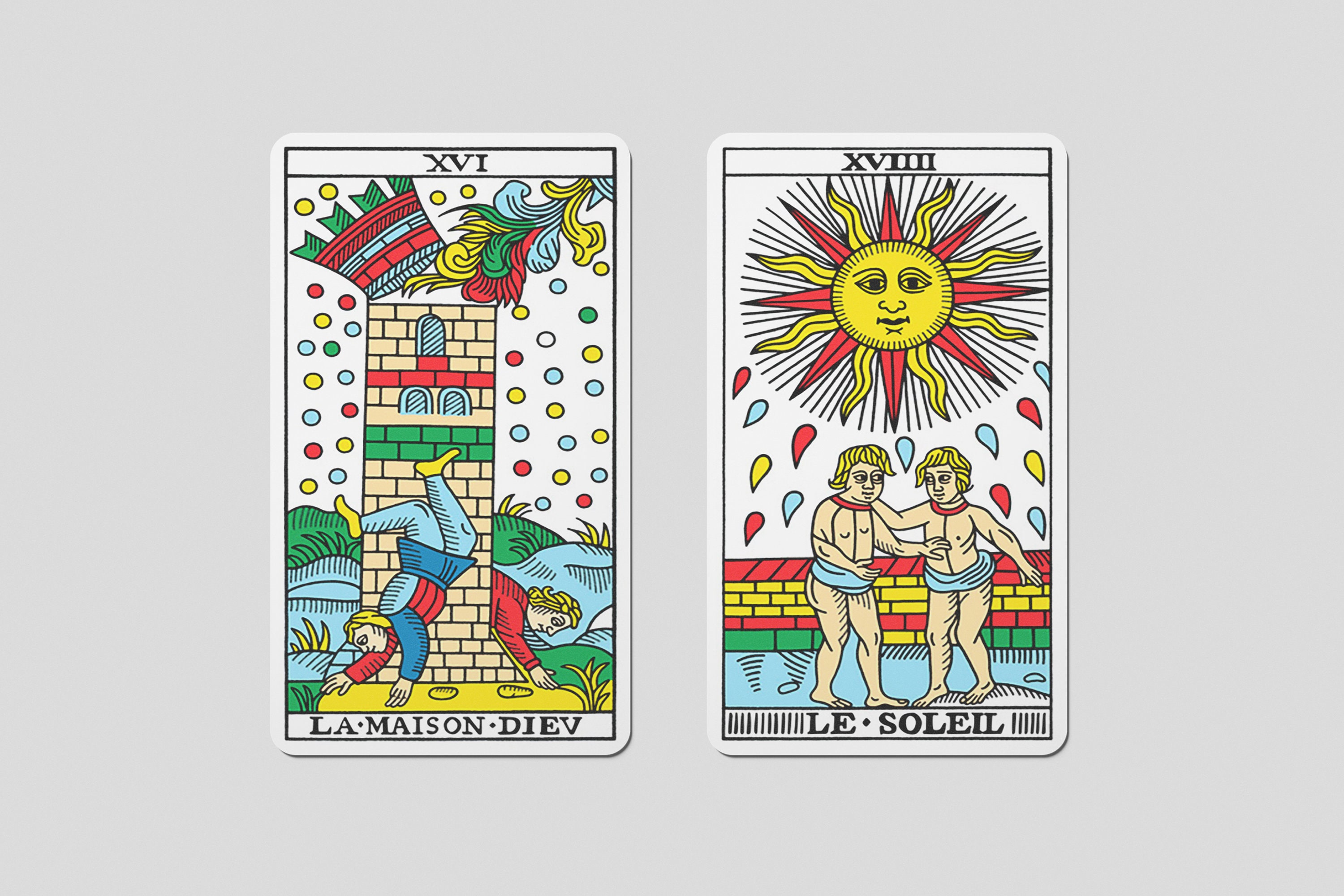 Complete Printable Tarot Deck of Marseilles Tarot. Marseilles Tarot Deck Printable. Instant ...