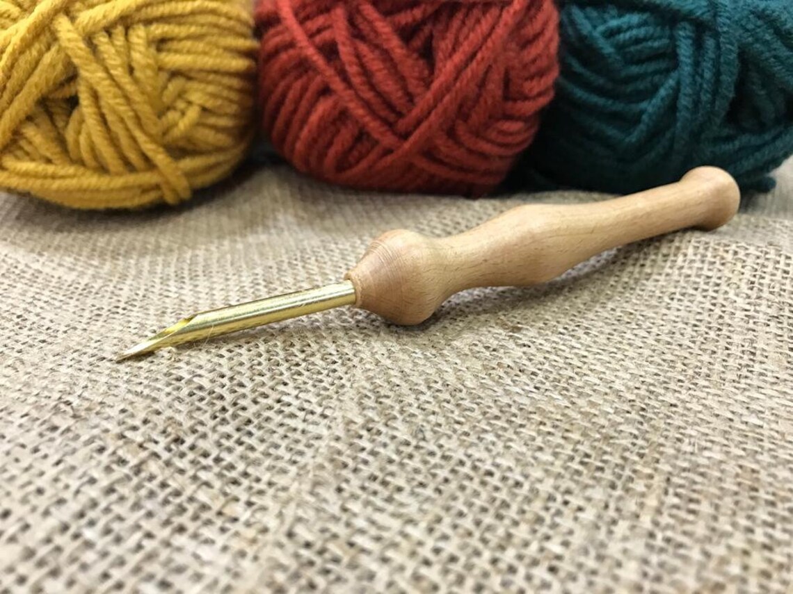 PUNCH NEEDLE TOOL for wool wood based Etsy