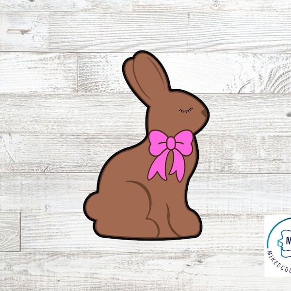 Chocolate Easter Bunny Cookie Cutter