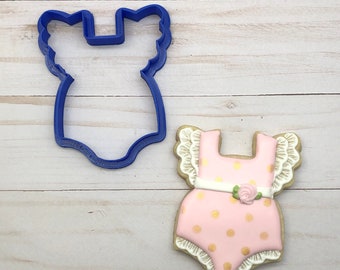 Baby Girl Ruffle One-piece Bodysuit Cookie Cutter