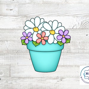 Kakform för blomkruka