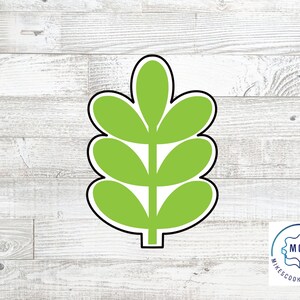 Bloemenblad Tak 5 Koekjesuitsteker