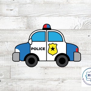 Police Policeman Cop Car Cookie Cutter