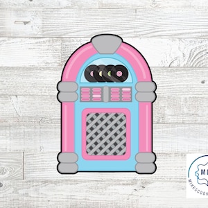 50’s Style Retro Jukebox Cookie Cutter