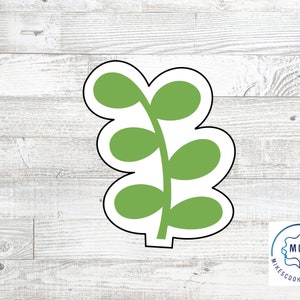 Koekjesuitsteker voor takken met bloemenblad 2