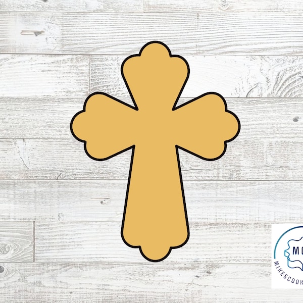 Easter Baptism Cross 2 Cookie Cutter