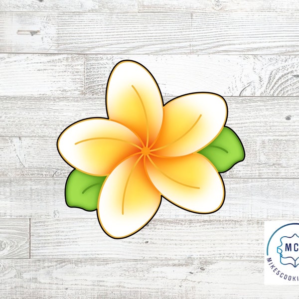 Plumeria Tropical Flower Cookie Cutter