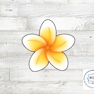 Plumeria tropische bloem 2 koekjesvormer
