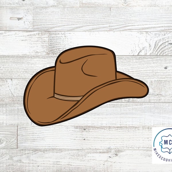 Cowboy Hat Cookie Cutter 1