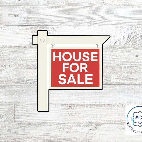 Real Estate House For Sale Sold Sign Cookie Cutter