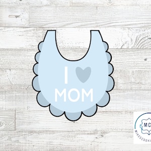 Baby Bib 1 Cookie Cutter