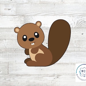 Woodland Beaver Cookie Cutter