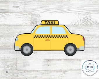 Taxi Car Cookie Cutter