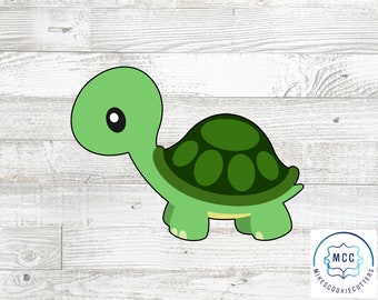 Turtle Tortoise 3 Cookie Cutter