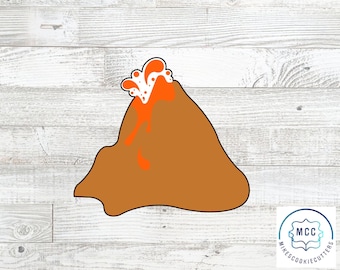 Volcano Cookie Cutter