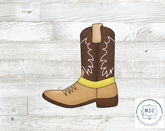 Cowboy Boot Cookie Cutter