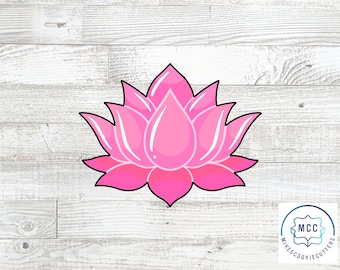 Lotus Flower Cookie Cutter