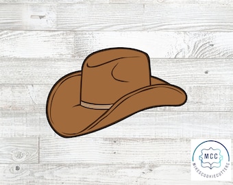 Cowboy Hat Cookie Cutter 1