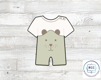 Baby Boy Romper 2 Cookie Cutter