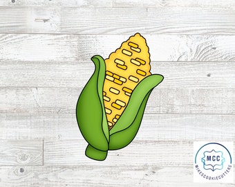 Corn On The Cob Vegetable 2 Cookie Cutter