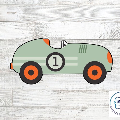 Vintage Retro Race Car 1 Cookie Cutter Etsy