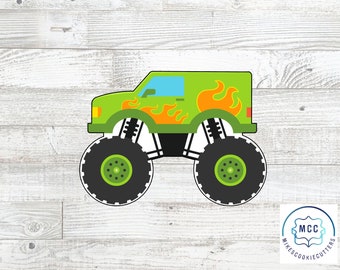 Monster Truck 2 Cookie Cutter