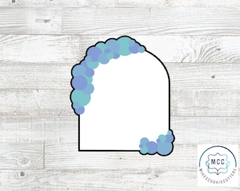 Arch Balloon Plaque Cookie Cutter