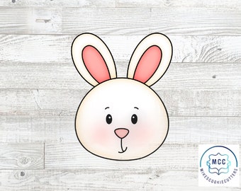 Easter Bunny Head Cookie Cutter