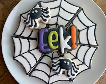 Halloween Spider Web 3-Piece Platter Cookie Cutter Set