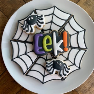 Halloween Spider Web 3-Piece Platter Cookie Cutter Set