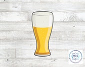 Beer Pilsner Glass Cookie Cutter