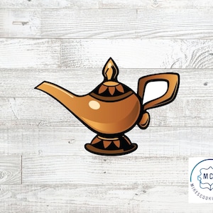 Genie Lamp Cookie Cutter