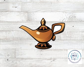 Genie Lamp Cookie Cutter